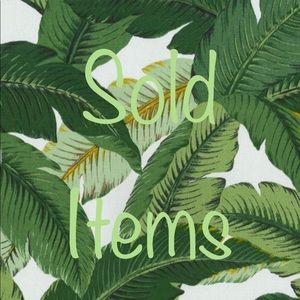 Below are all sold items.